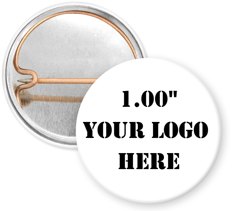 1.00" Standard Custom Pinback Buttons