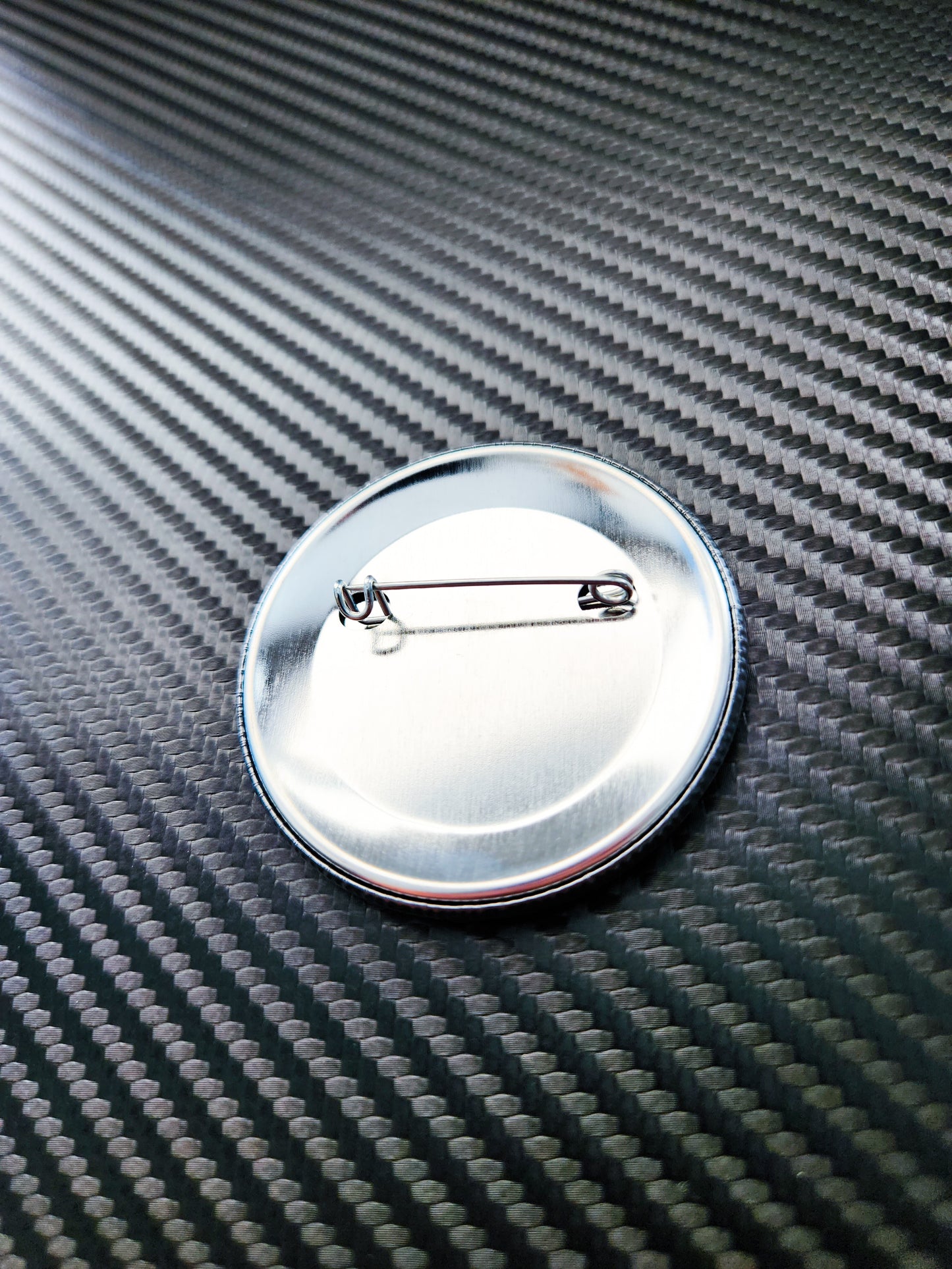 2.25" Clear Iridescent Custom Buttons