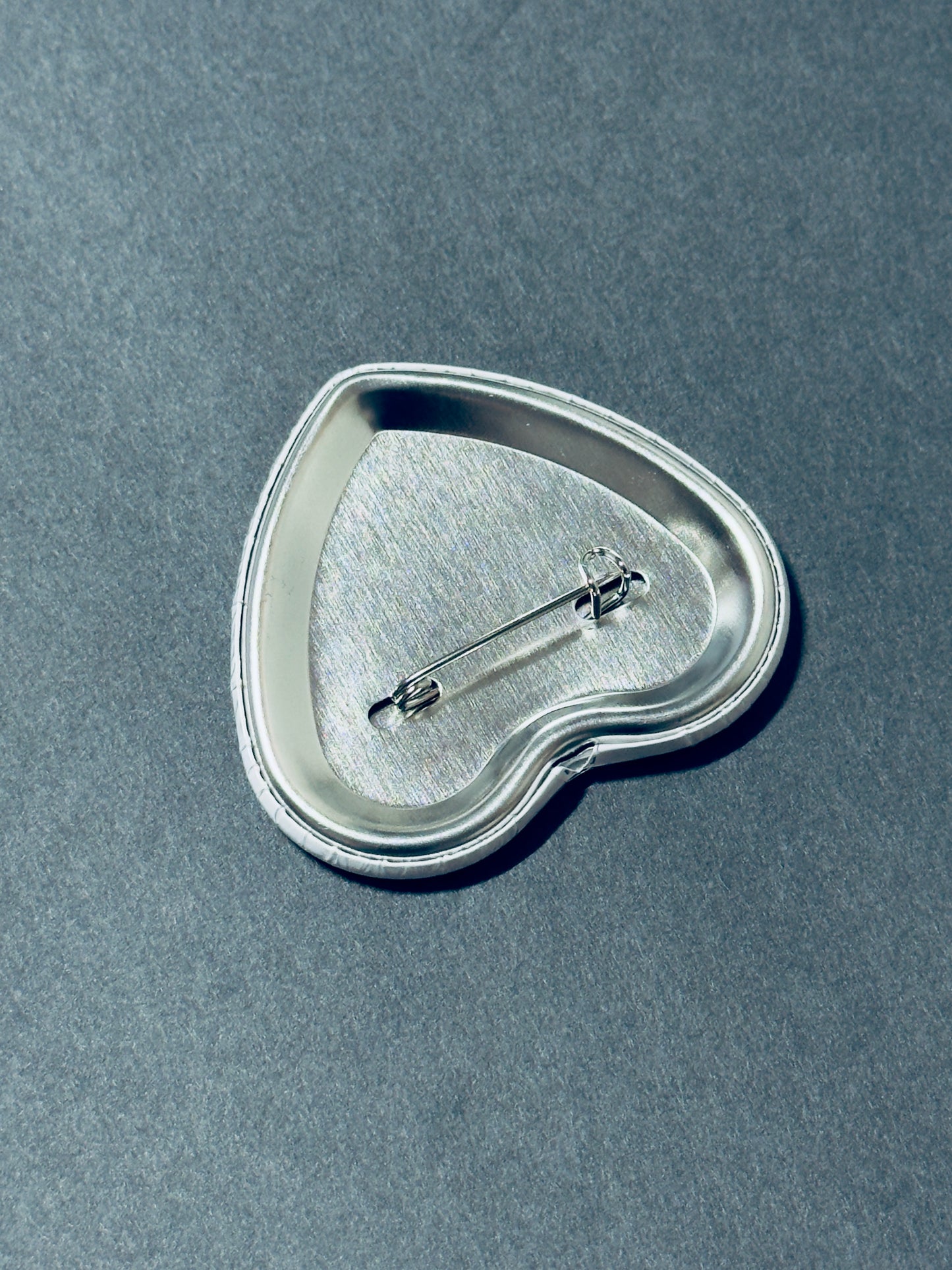 Heart Shape Custom Your Design Pinback Buttons