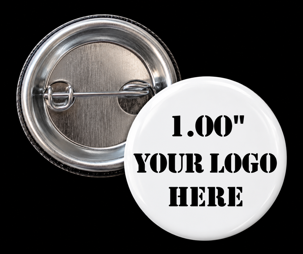 1.00" Standard Custom Pinback Buttons