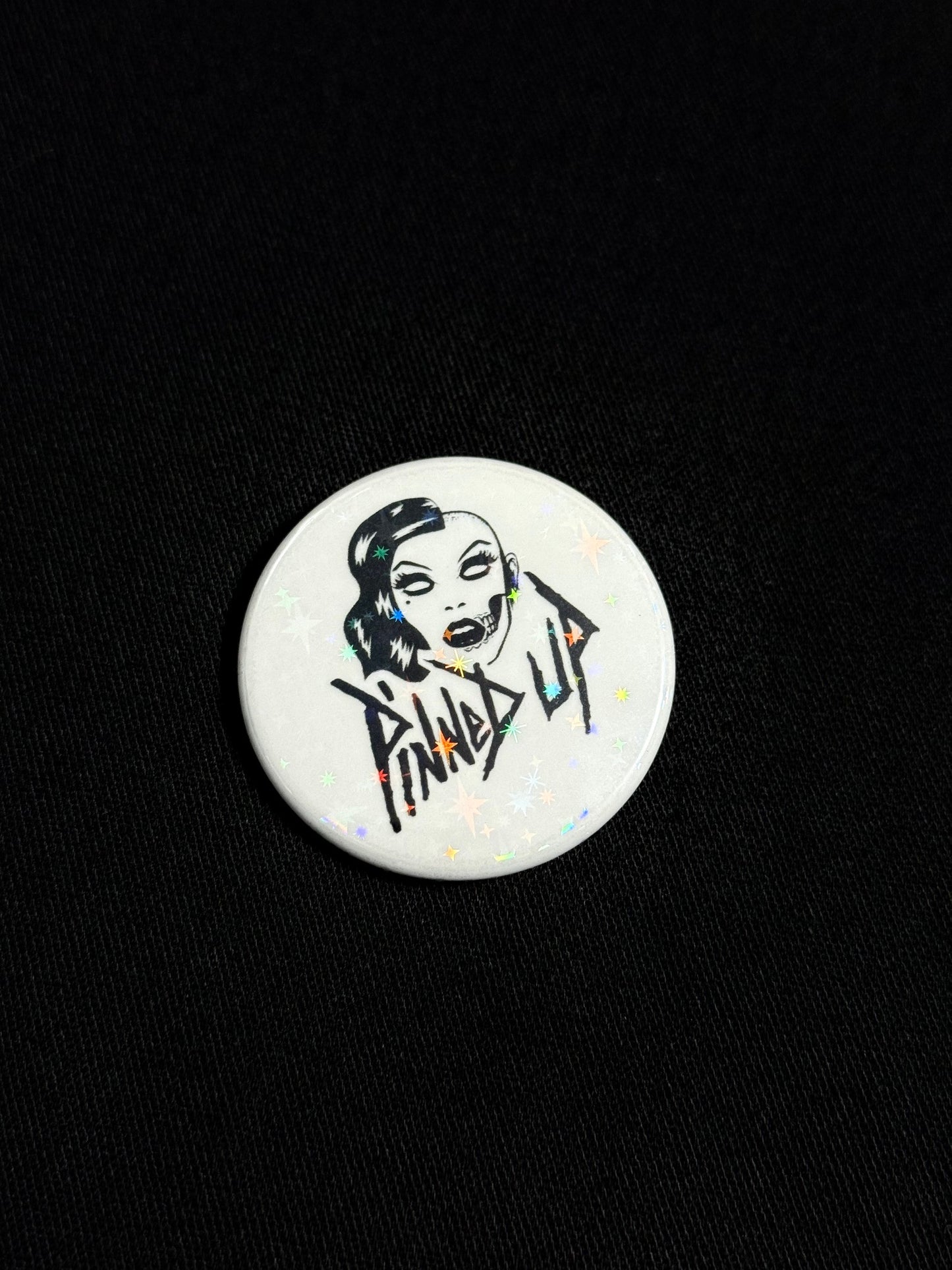 2.25" Star Iridescent Custom Pinback Buttons