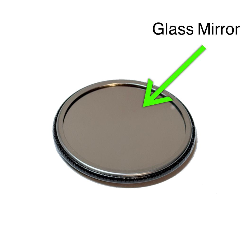 3" Mirror Back Custom Buttons
