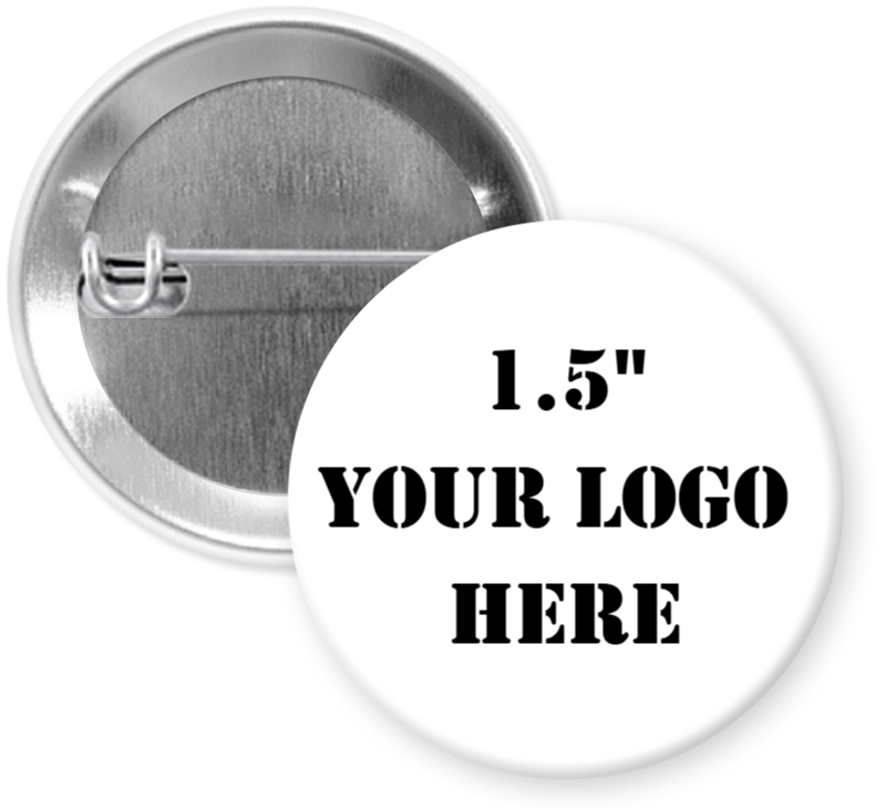1.5" Standard Custom Pinback Buttons