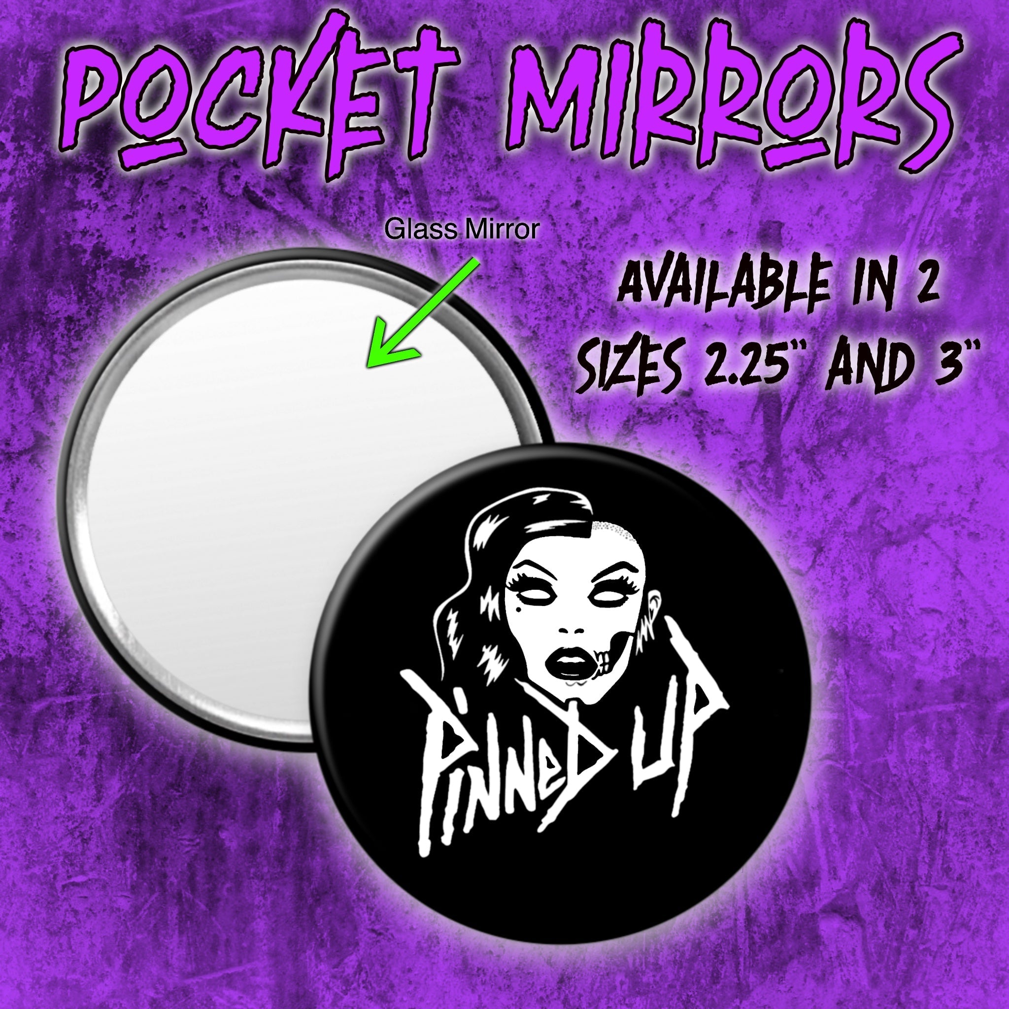 Mirror Buttons – Pinned Up 77