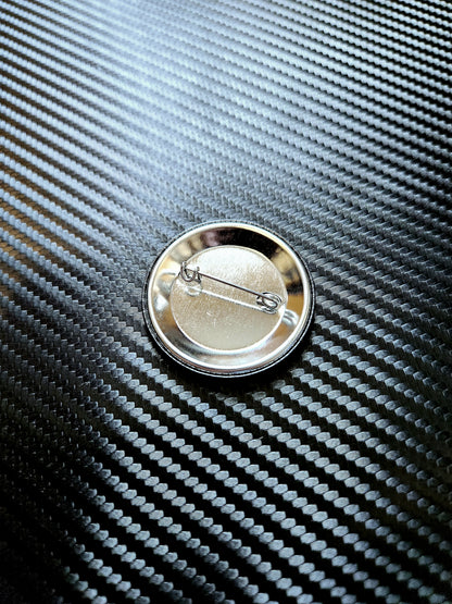 1.75" Clear Iridescent Custom Pinback Buttons