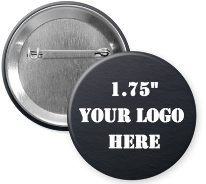 1.75" Matte Finish Custom Pinback Buttons