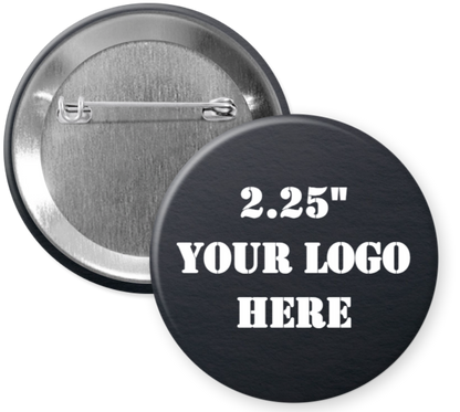 2.25" Matte Finish Custom Pinback Buttons