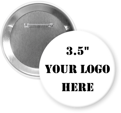 3.5" Standard Custom Pinback Buttons