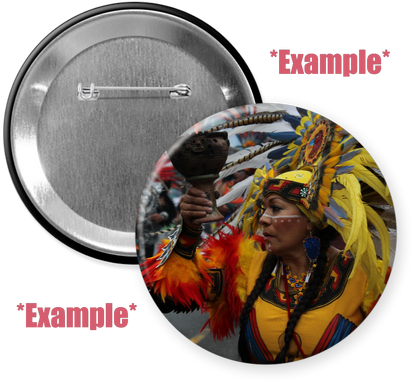 3.5" Standard Custom Pinback Buttons