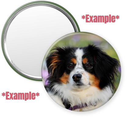 2.25" Mirror Back Custom Buttons
