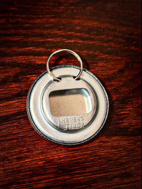 2.25" Custom Bottle Opener with Key Ring
