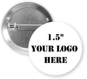 1.5" Standard Custom Pinback Buttons