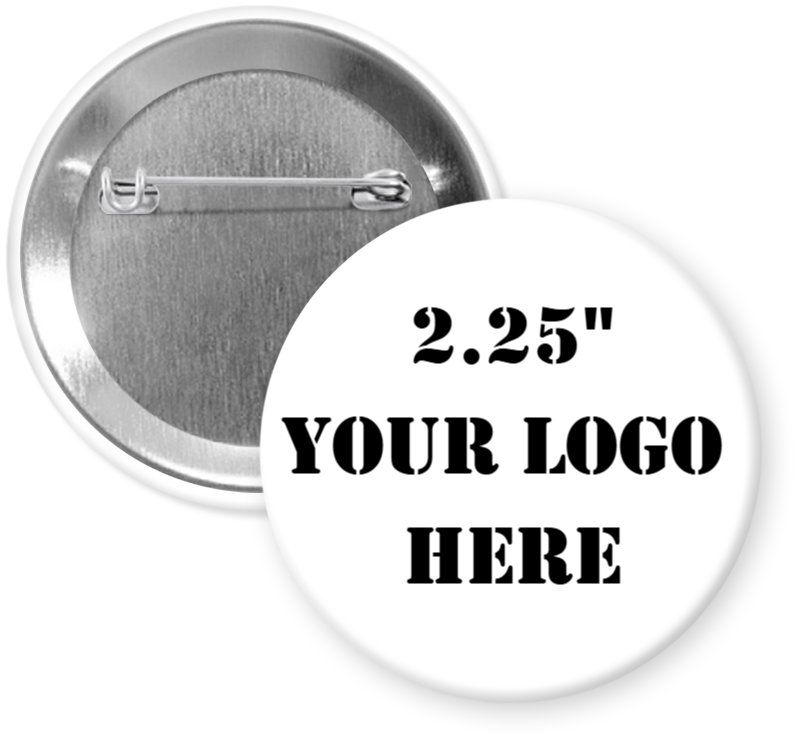 2.25" Standard Custom Pinback Buttons