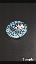 Load and play video in Gallery viewer, 1.00&quot; Dot Iridescent Custom Pinback Buttons
