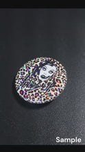 Load and play video in Gallery viewer, 1.00&quot; Dot Iridescent Custom Pinback Buttons
