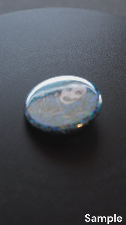 2.25" Shatter Iridescent Custom Pinback Buttons