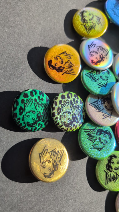 1.25" Holographic Mix Custom Pinback Buttons