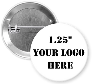 1.25" Standard Custom Pinback Buttons