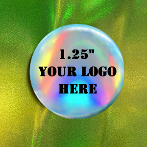 1.25" Holographic Custom Pins