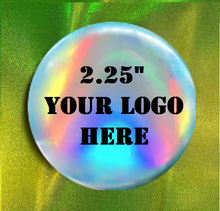 Load image into Gallery viewer, 2.25&quot; Holographic Custom Pins (1-5 Images)
